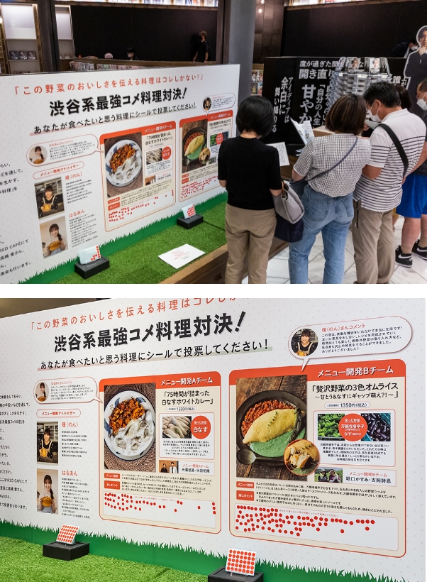 インターンでの活動記録を展示