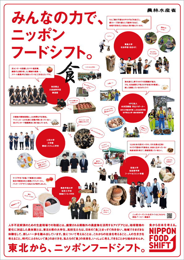 みんなの力で、ニッポンフードシフト。ポスター